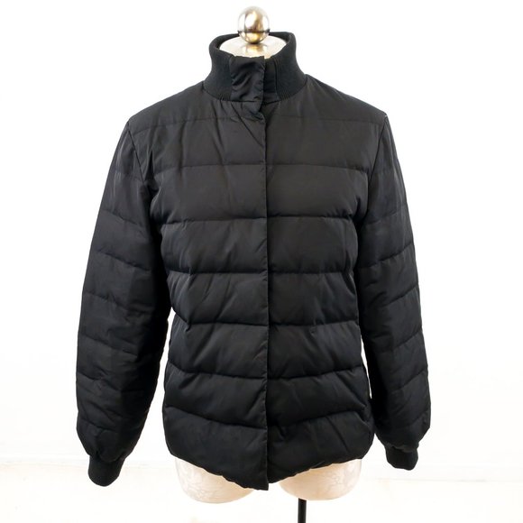 French Connection 6 Down Filled Puffer Coat Black - Picture 1 of 10